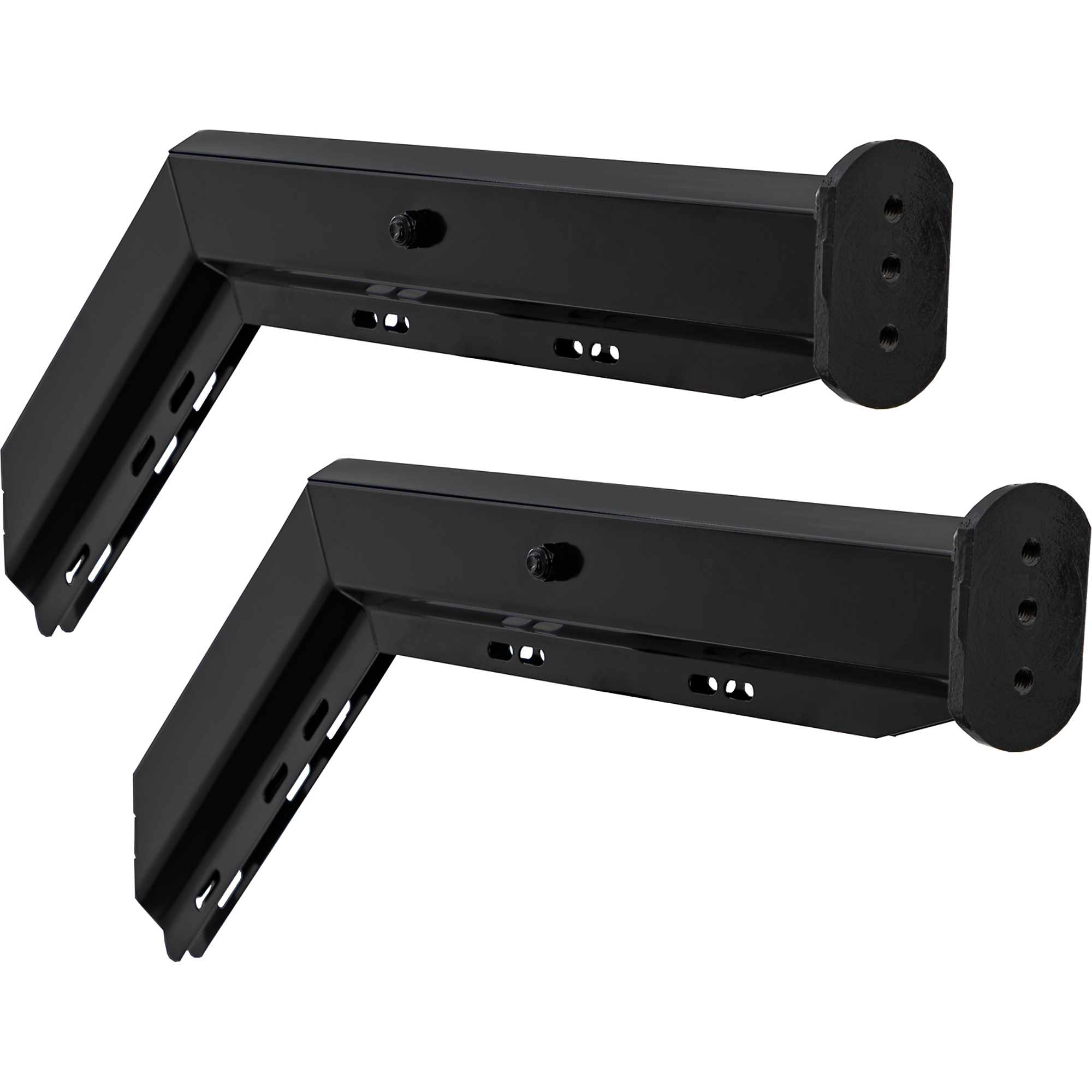 Buyers Products Spring-Loaded Mud Flap Hanger - Angled, Black ,Model# 85930030